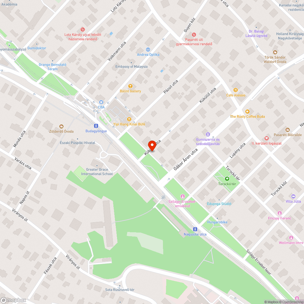 Zöldterületből extrém kerékpározáspálya bejelentés helye