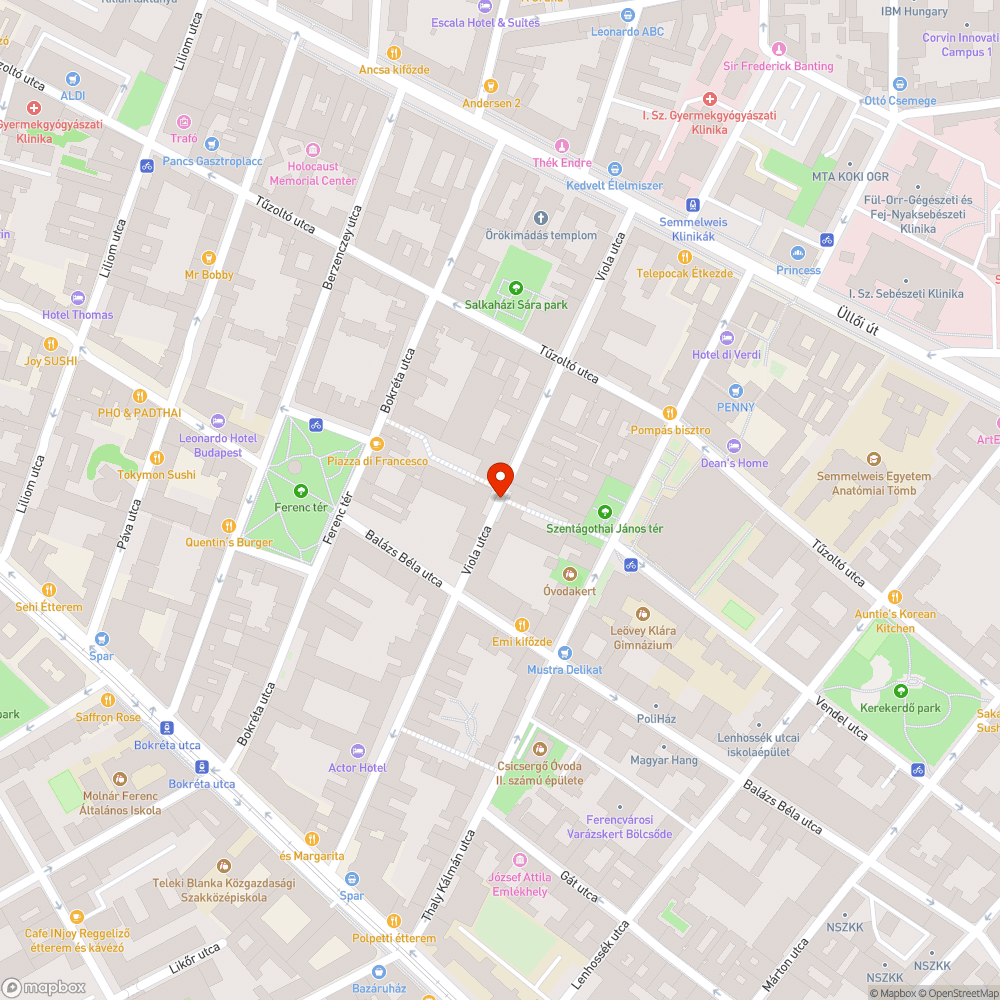 Akadálymentesített járda/úttest bejelentés helye