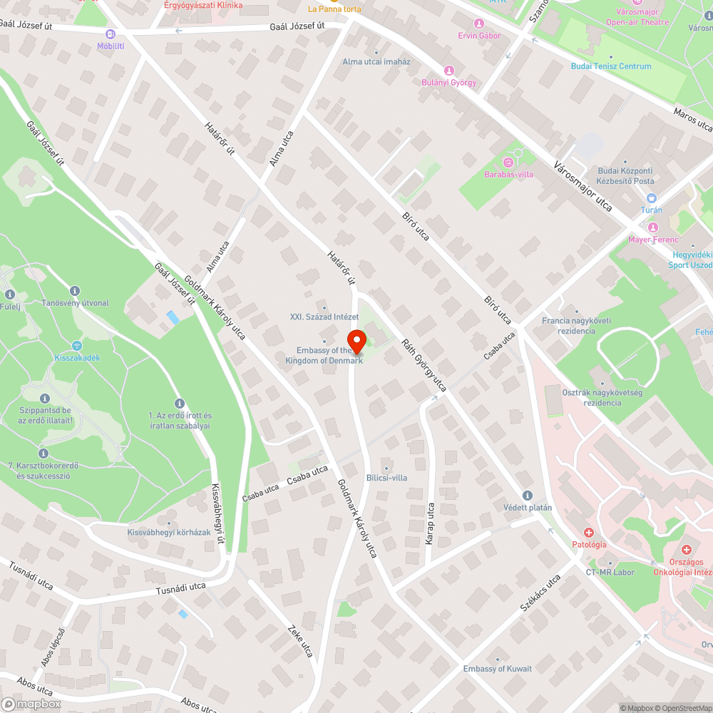 Nem látható közlekedési tábla bejelentés helye