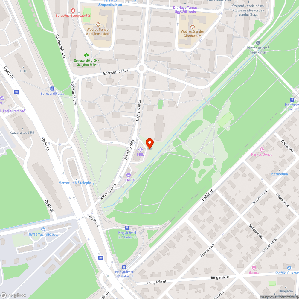 Hátrahagyott vegyes hulladék bejelentés helye