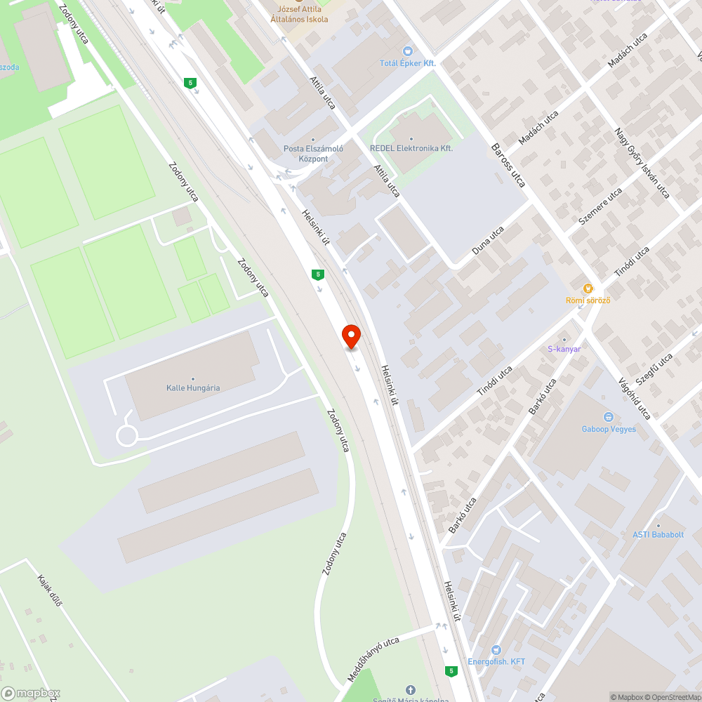 Kövilágítás bejelentés helye