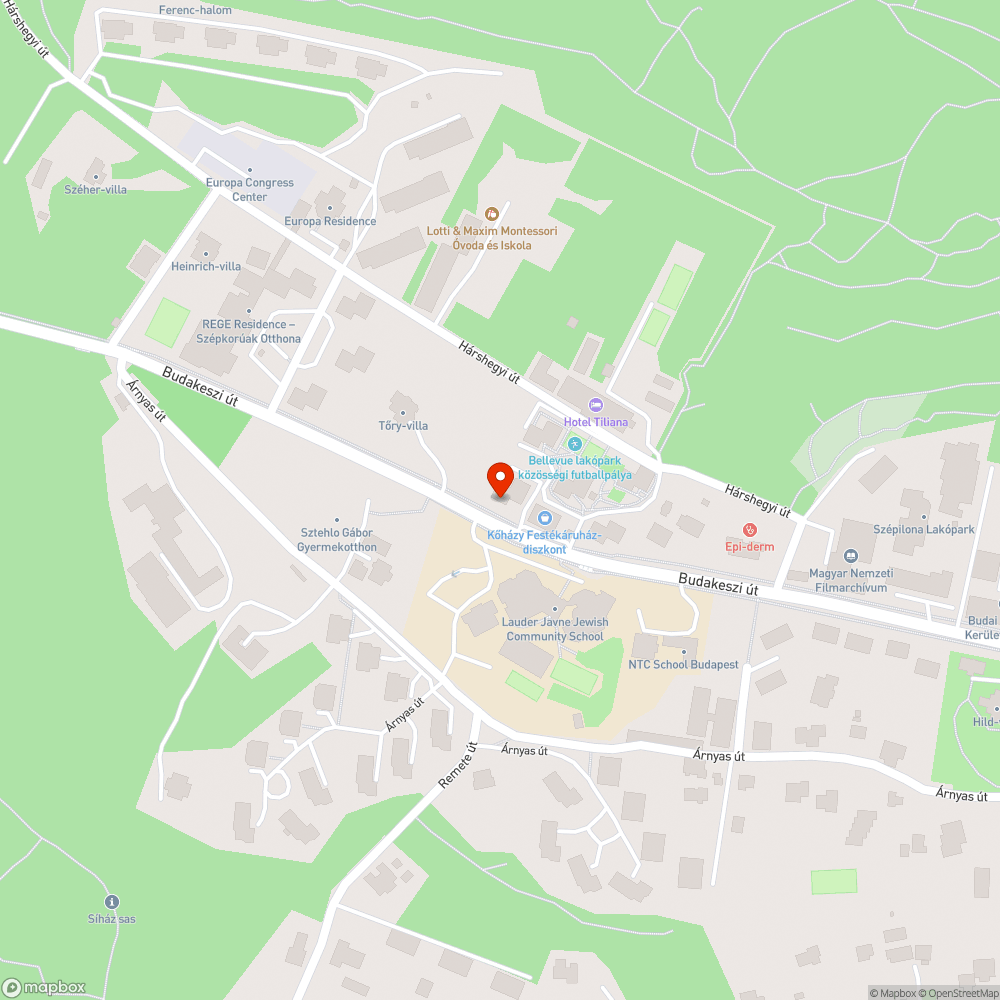 Zöldhulladék bejelentés helye