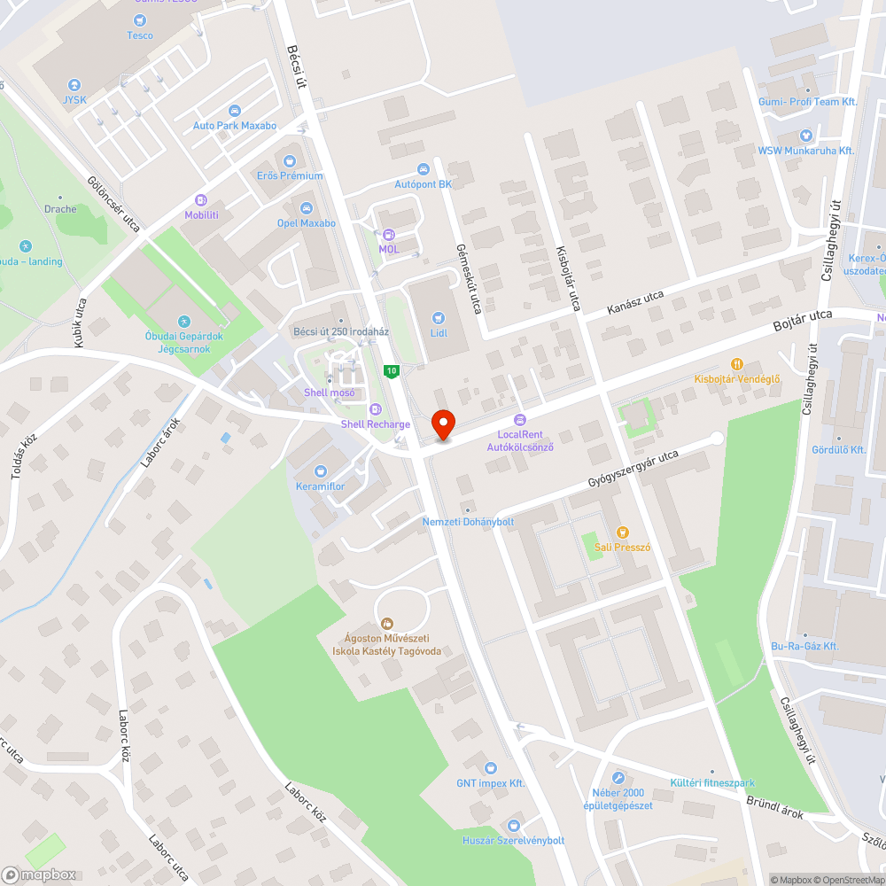 Úttestre ömlött beton bejelentés helye