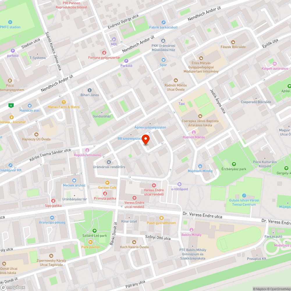 Parkoló melletti kerítés kidőlt bejelentés helye