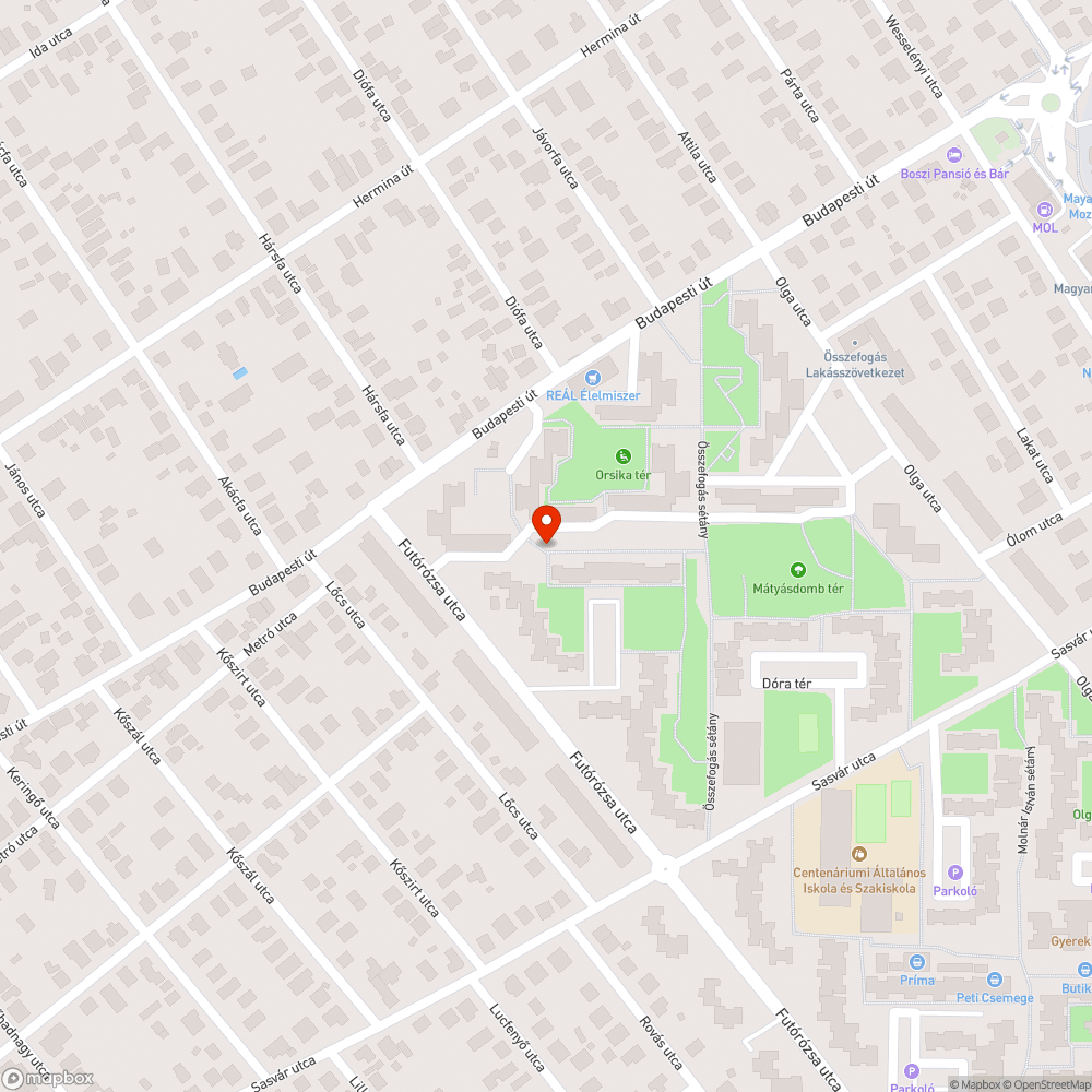 Közvilágítás hiánya bejelentés helye