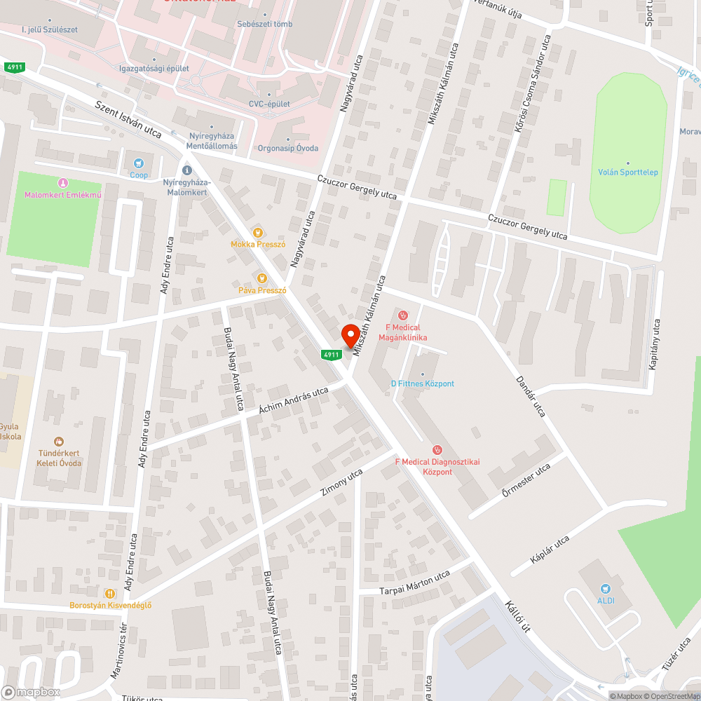 Szemetes utca bejelentés helye