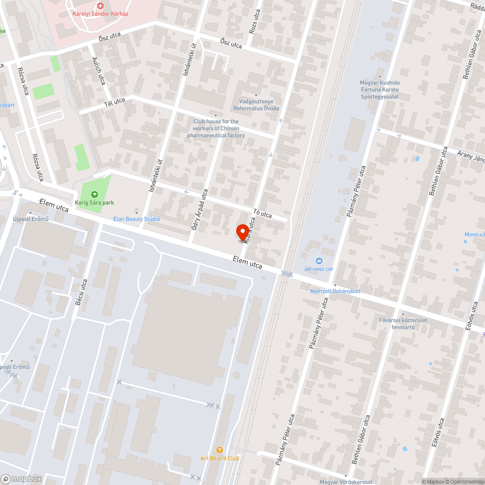 Illegális szemétlerakás bejelentés helye