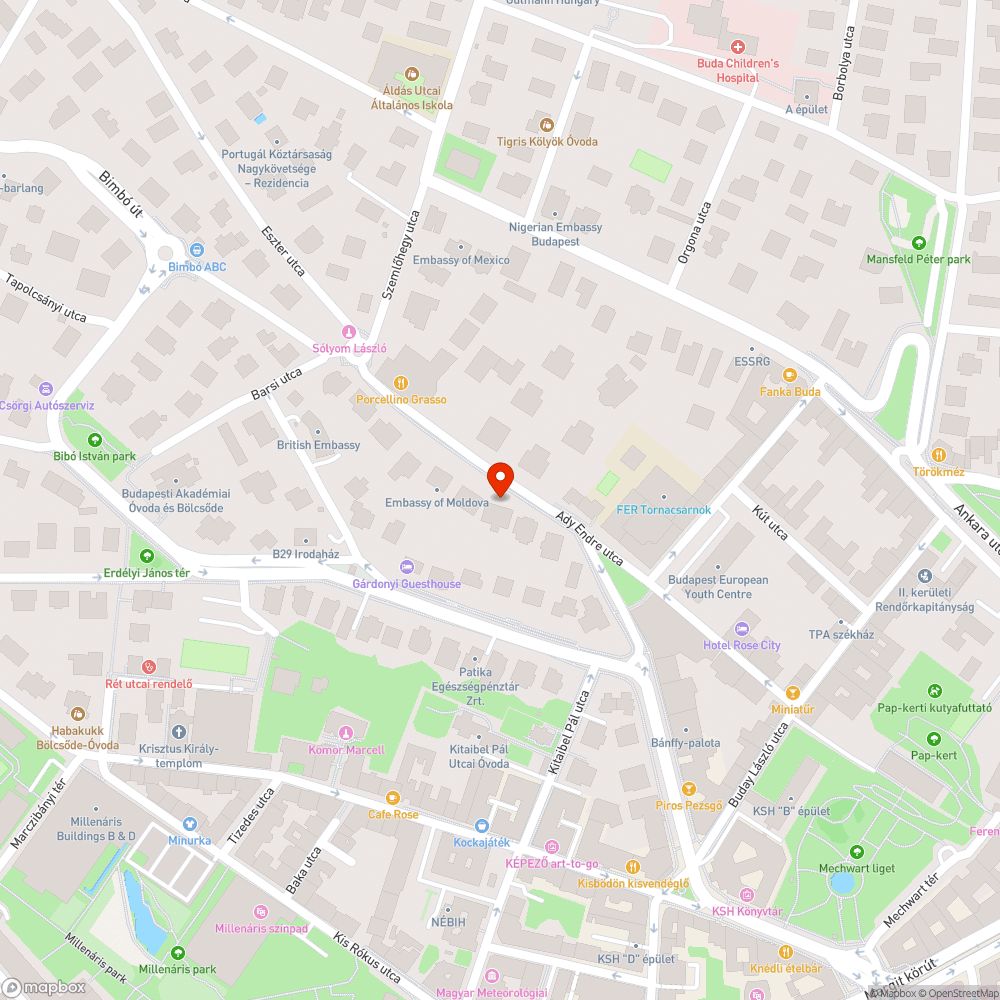 Mozgó UPC bejelentés helye