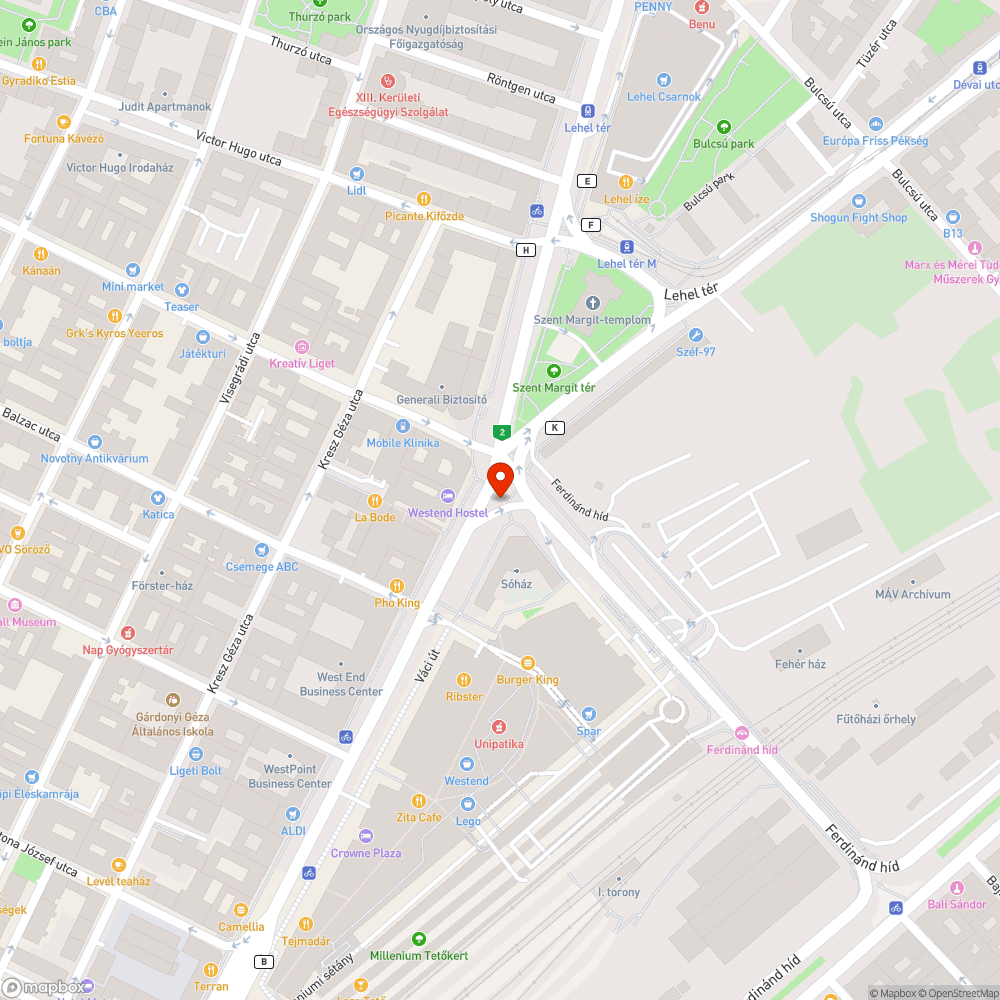 Zebrán át vezetett út magánparkolóba bejelentés helye