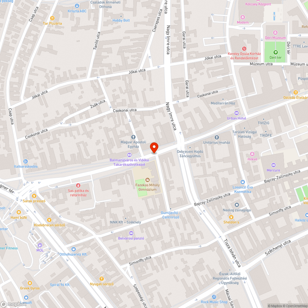 Hibás lámpafej bejelentés helye