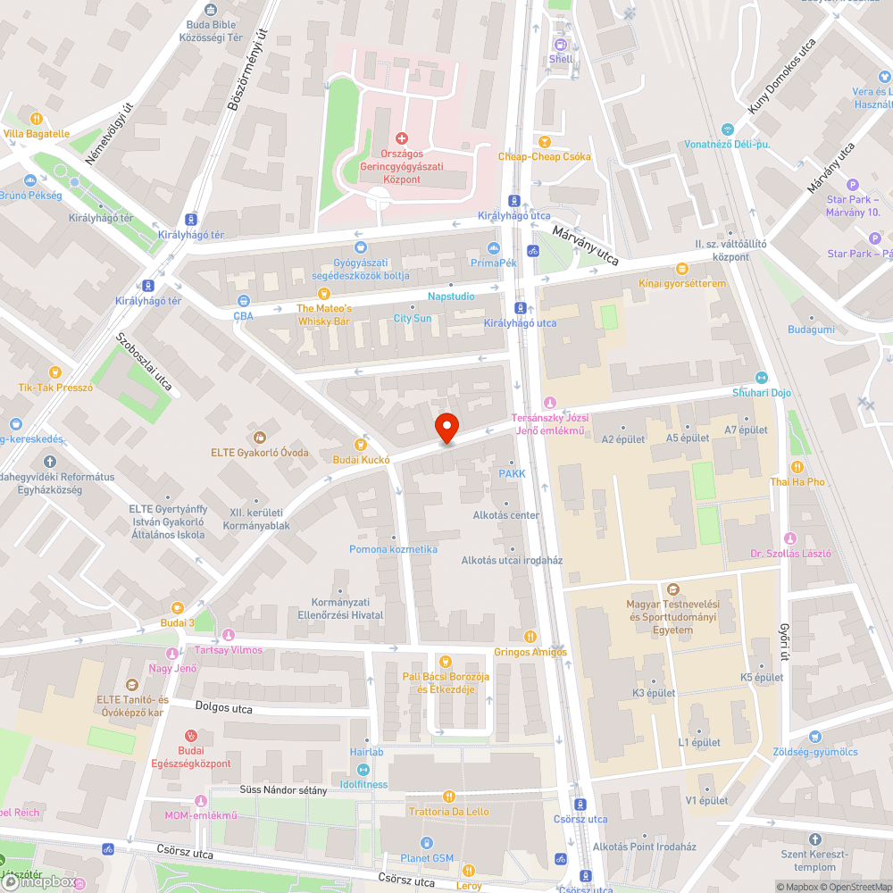 Galambürülék bejelentés helye