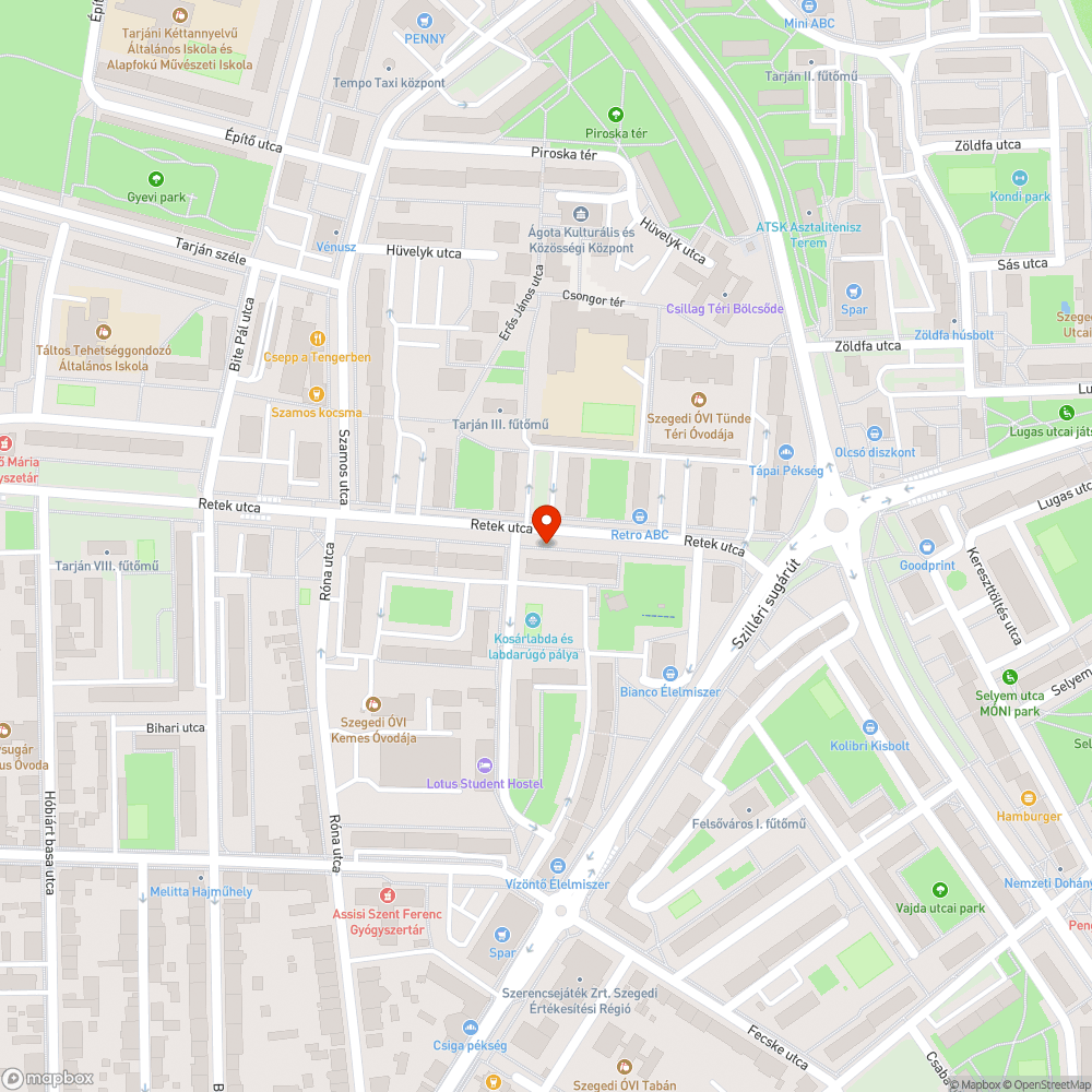 Törött kukatető bejelentés helye