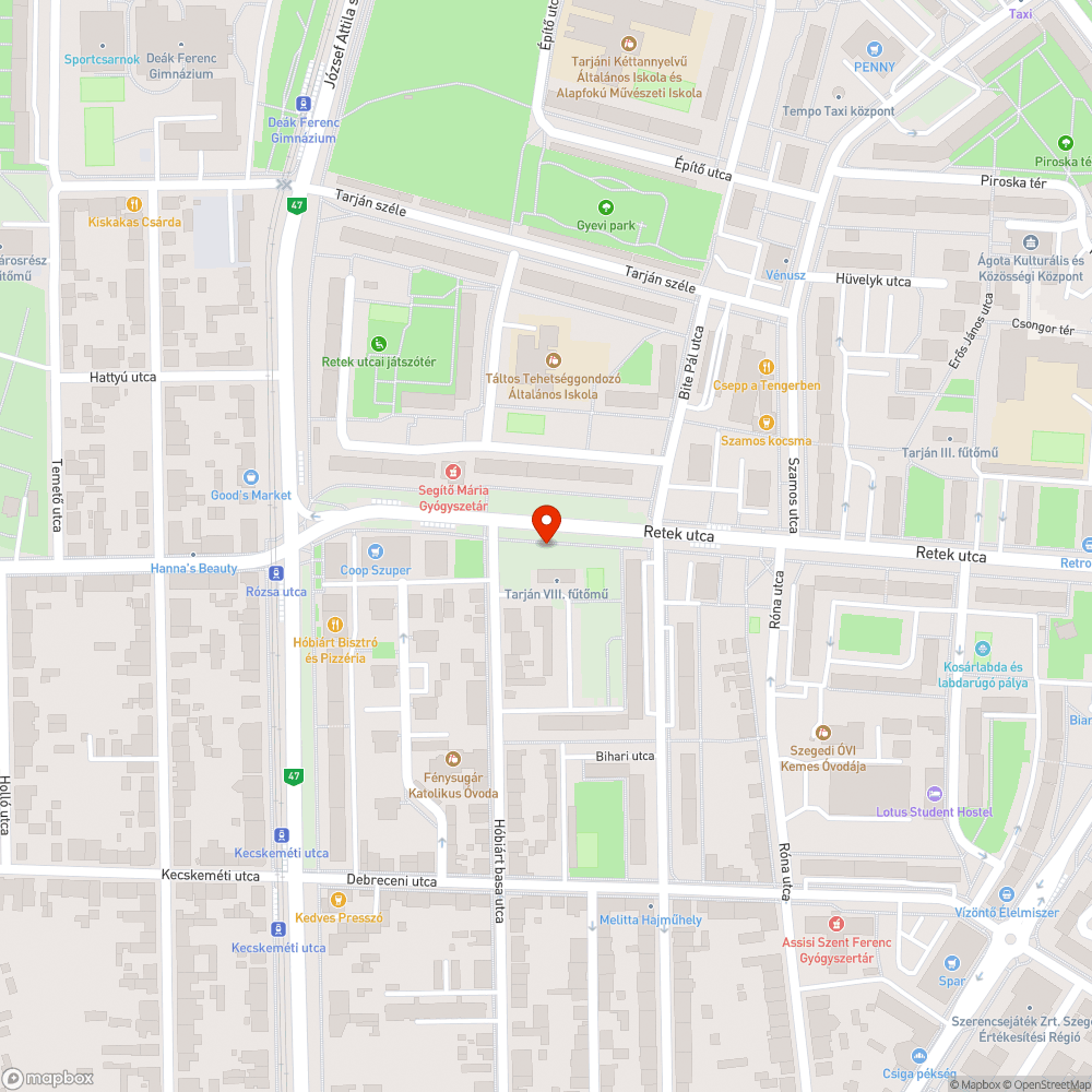 Kopott padok bejelentés helye