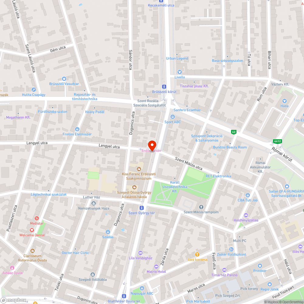 Aszfaltból kiálló csavar bejelentés helye