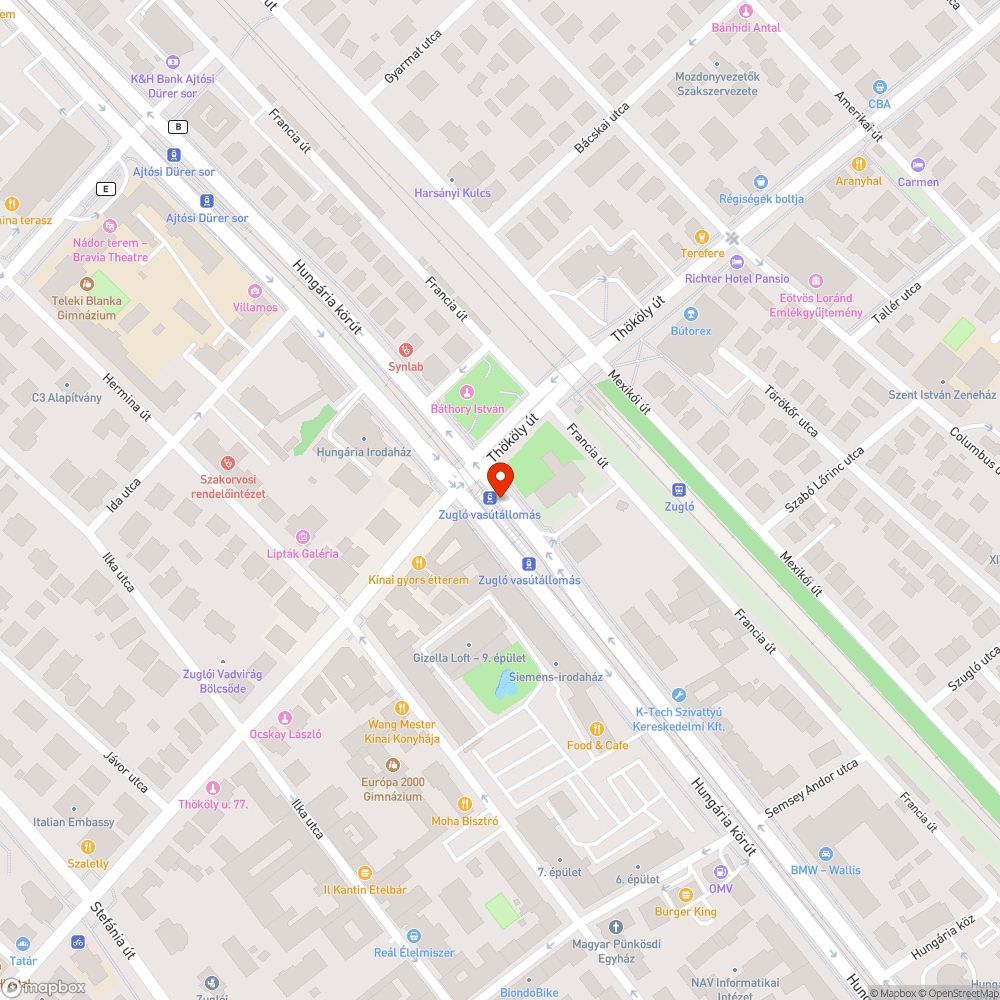 Gazos a peron bejelentés helye