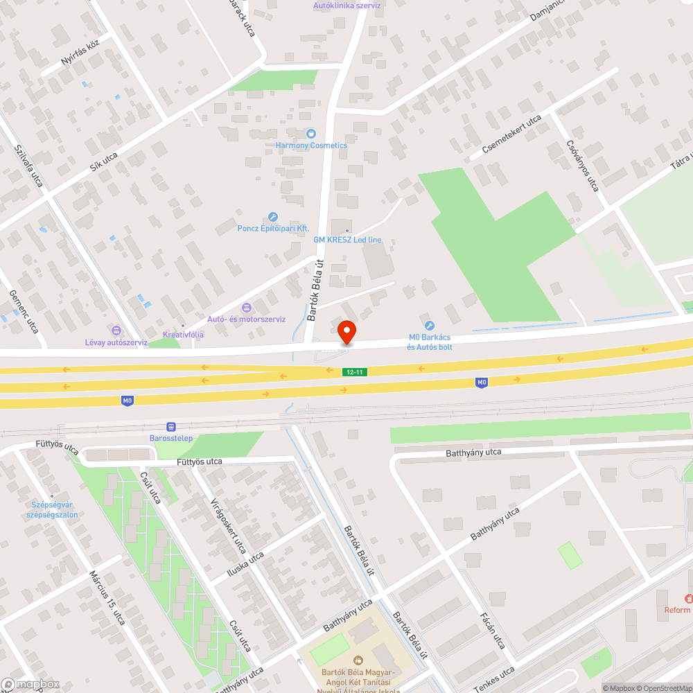 Megsüllyedt vízelvezető rács bejelentés helye