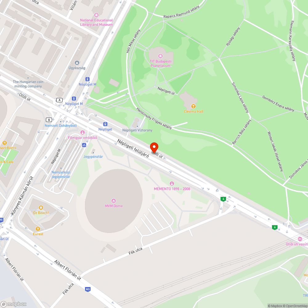 Indokolatlan sebességkorlátozás a népligeti felüljárón bejelentés helye