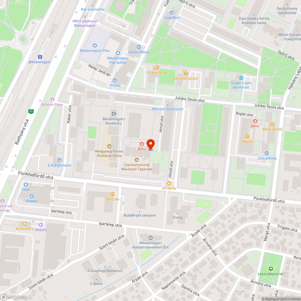 Kiégett lámpa bejelentés helye