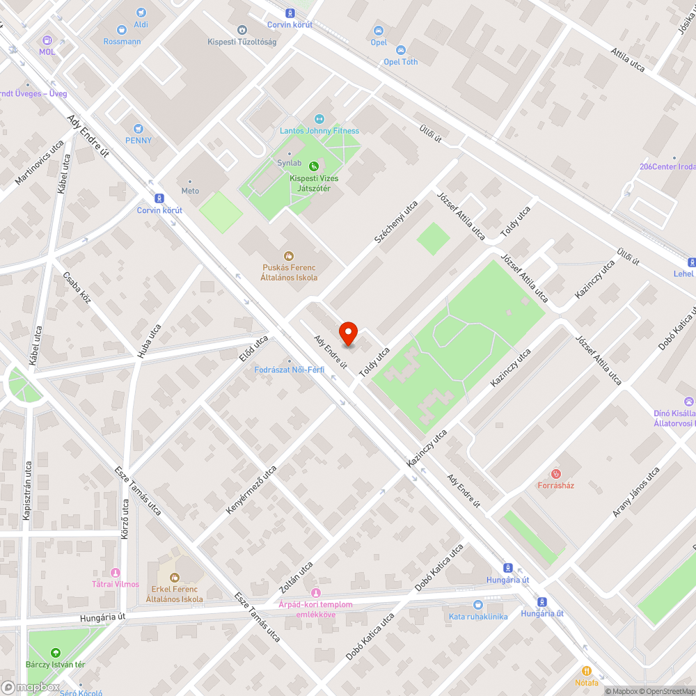 Üzemképtelen jármű bejelentés helye