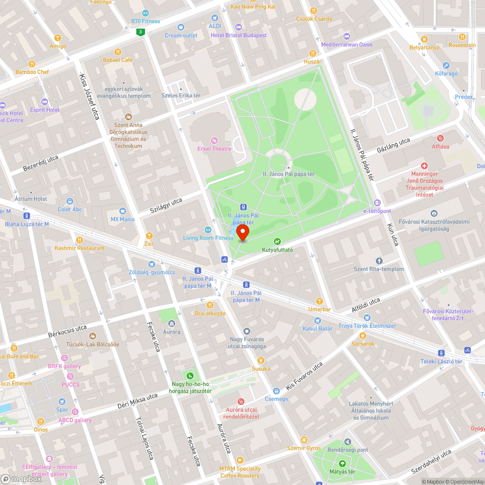 Üzemen kívüli nyilvános WC bejelentés helye