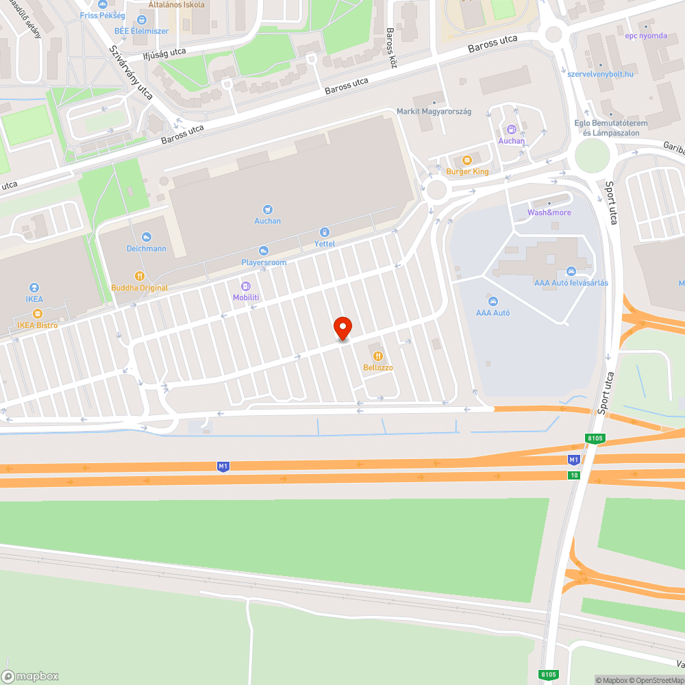 Roncs autó bejelentés helye