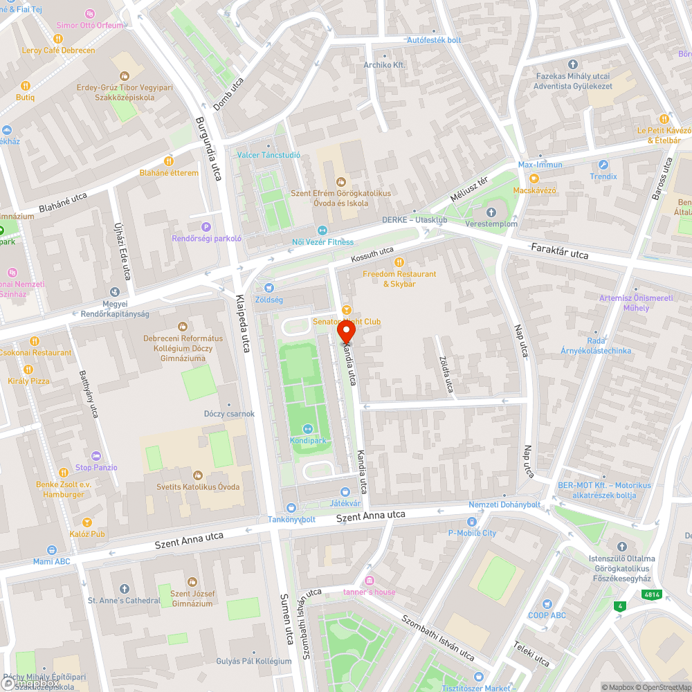 Hibás lámpafej bejelentés helye