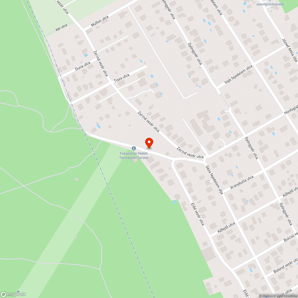 Kifolyt petroleum szeru anyag bejelentés helye