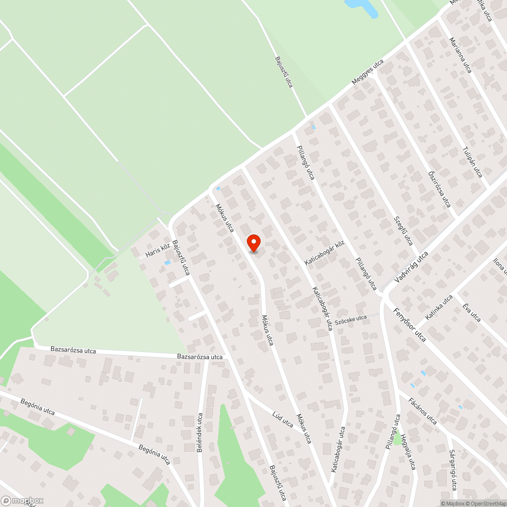 kátyú bejelentés helye