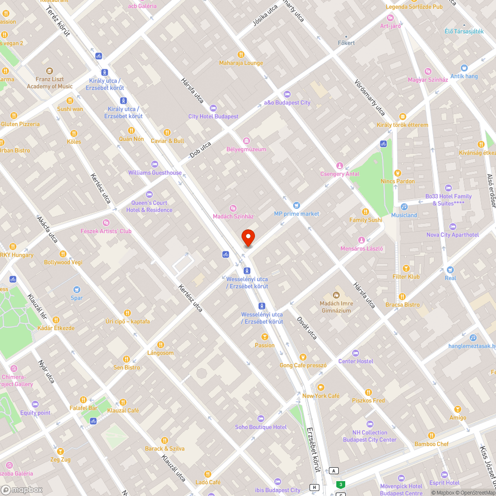 Indirekt balrafordulási lehetőség kerékpárosok számára bejelentés helye