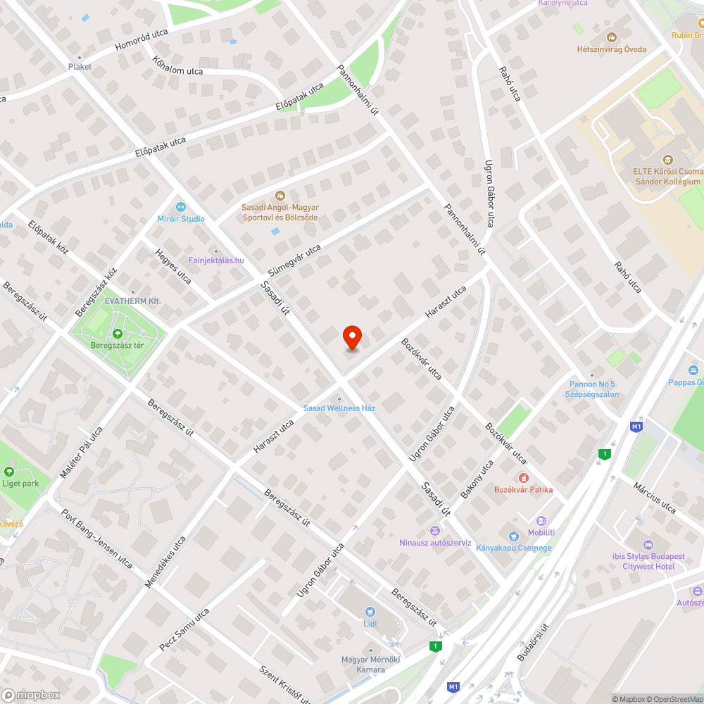 Botlásveszély bejelentés helye