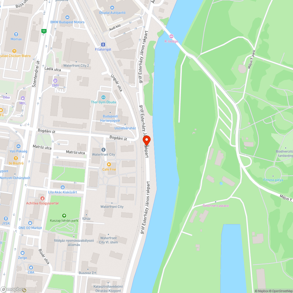 Útra kifolyt beton bucka bejelentés helye