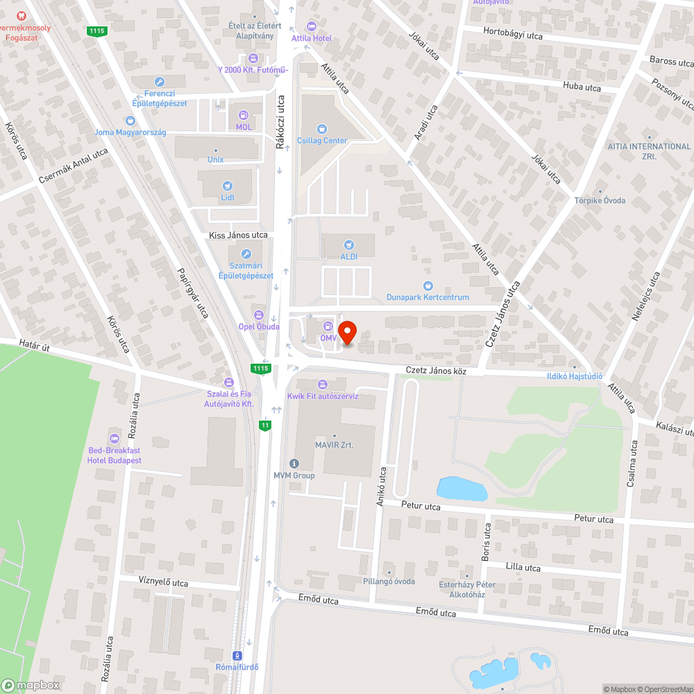 Szemét, ételmaradék a megállóban bejelentés helye