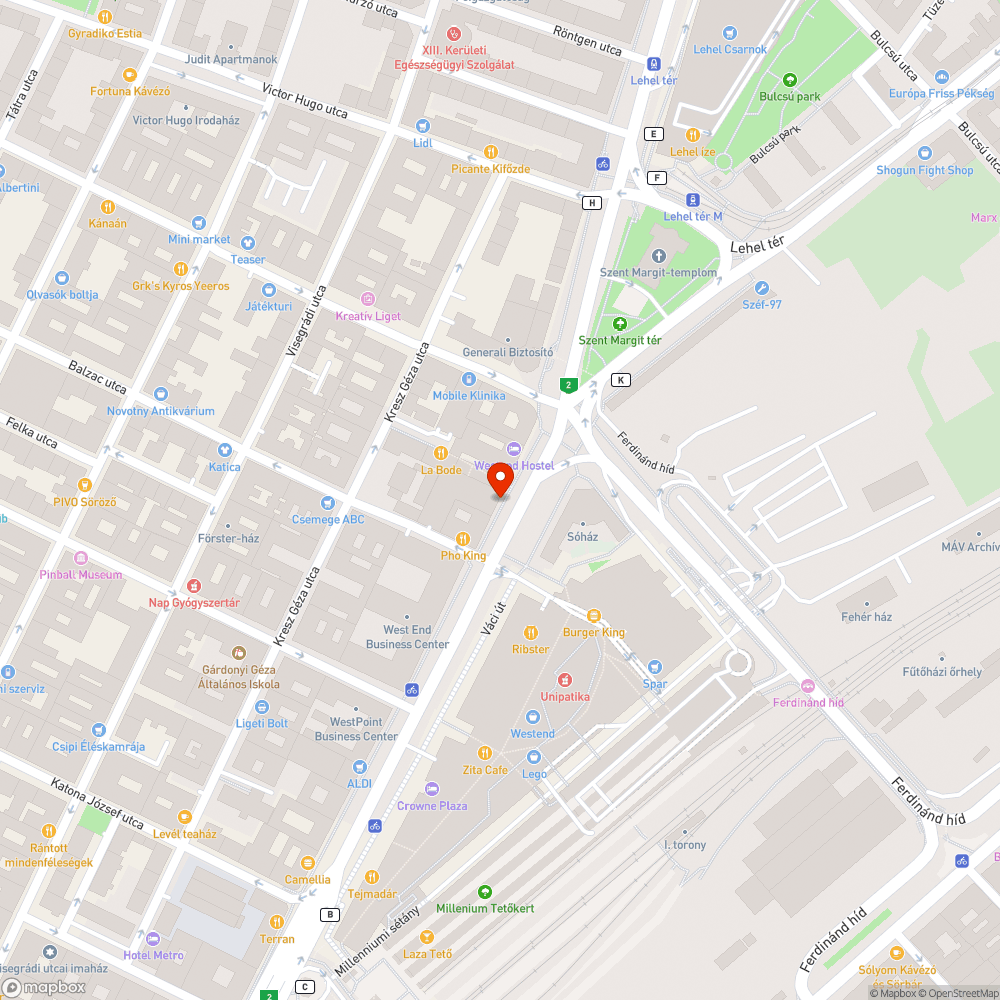 Kátyú a járdán bejelentés helye