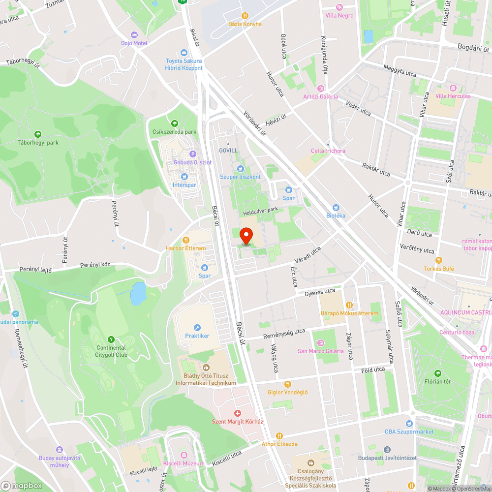 Akácos esőkert bejelentés helye