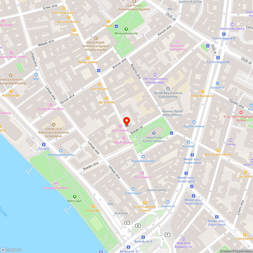 Elhordott fekvőrendőr bejelentés helye