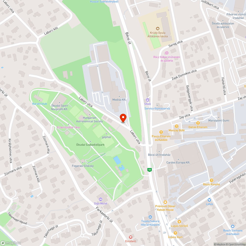 Kidőlt közlekedési tábla bejelentés helye