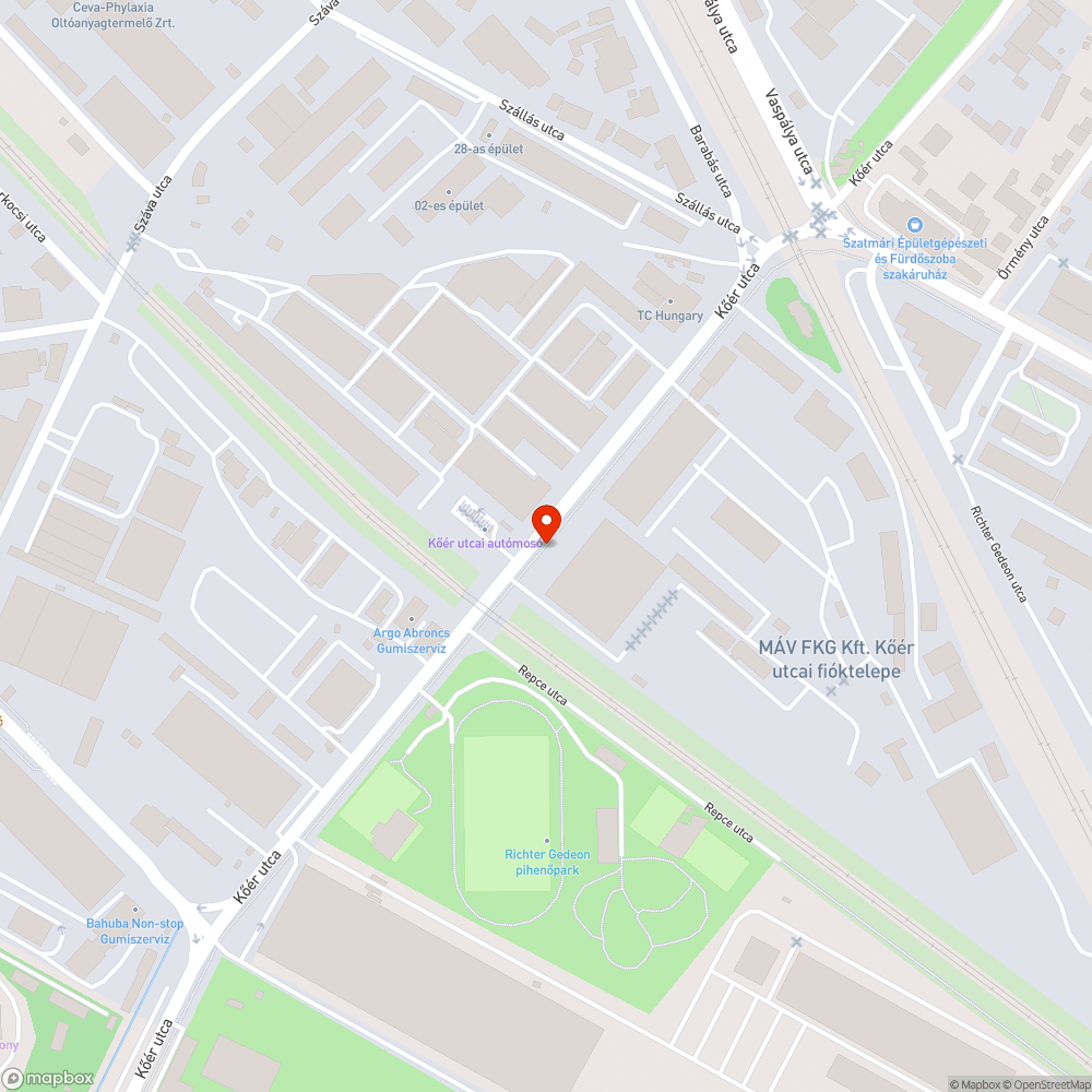 Rongálódott szellőző bejelentés helye