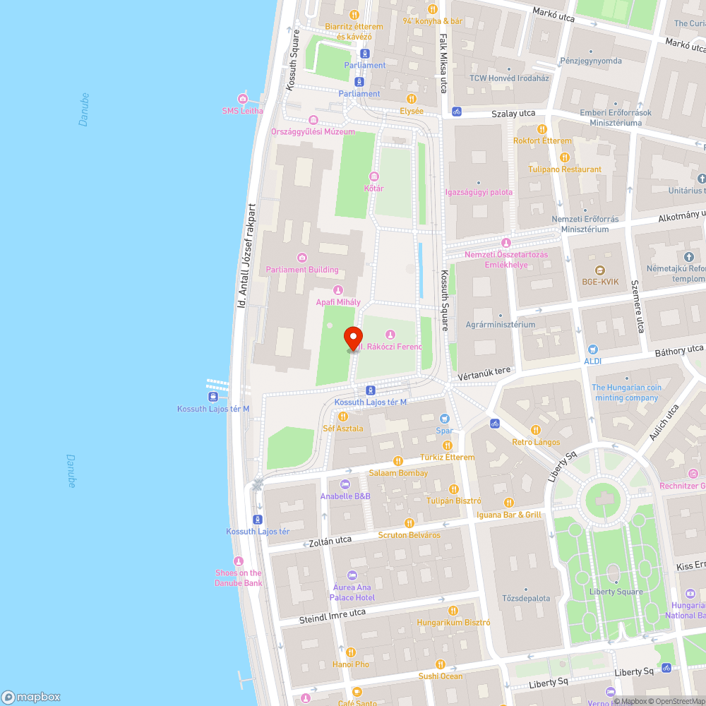 Budapest, Kossuth téri akadályktömbök bejelentés helye