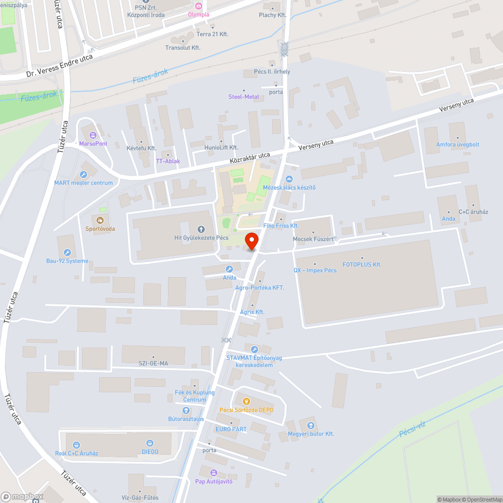 Víz szivárog bejelentés helye