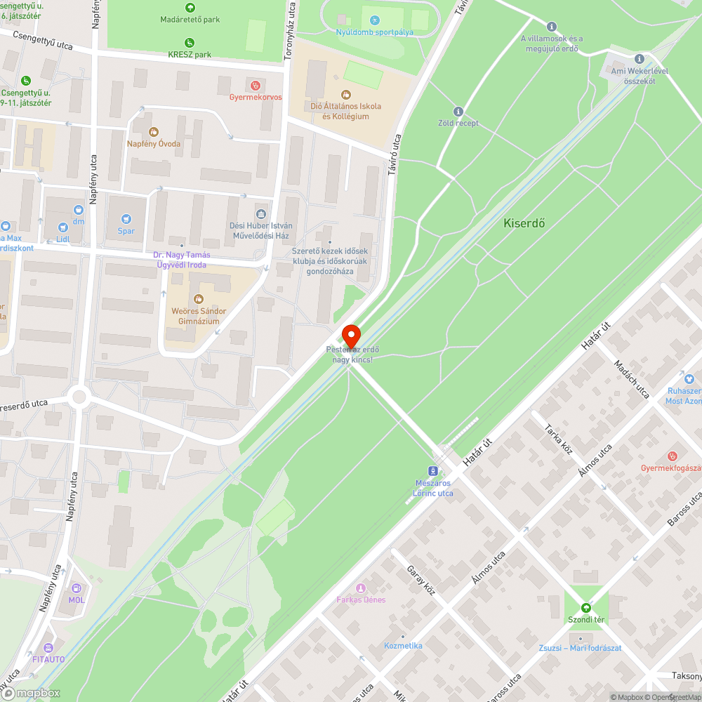 Patkány észlelés bejelentés helye