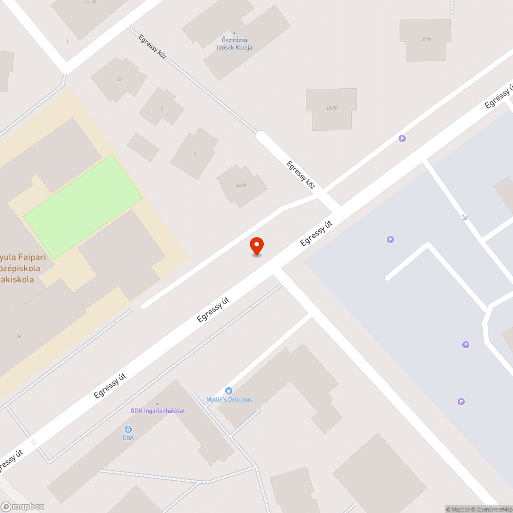 Leszakított terelőtábla bejelentés helye