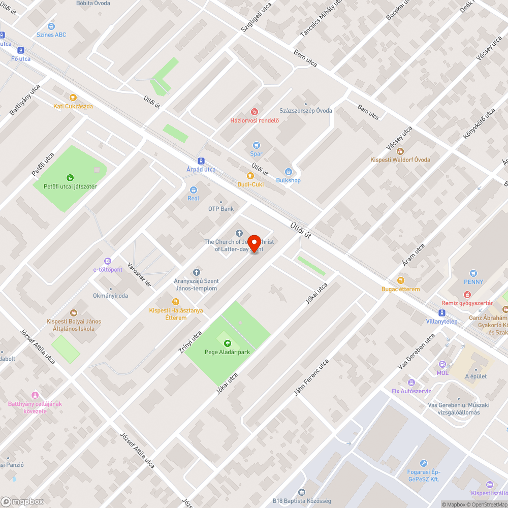 Beszakadt aszfalt bejelentés helye