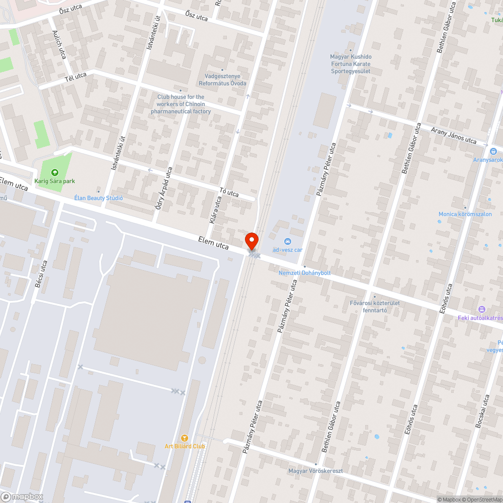 Vasúti árjáró burkolat hiba bejelentés helye