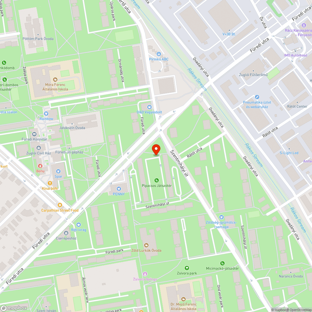 Elhagyott autó bejelentés helye