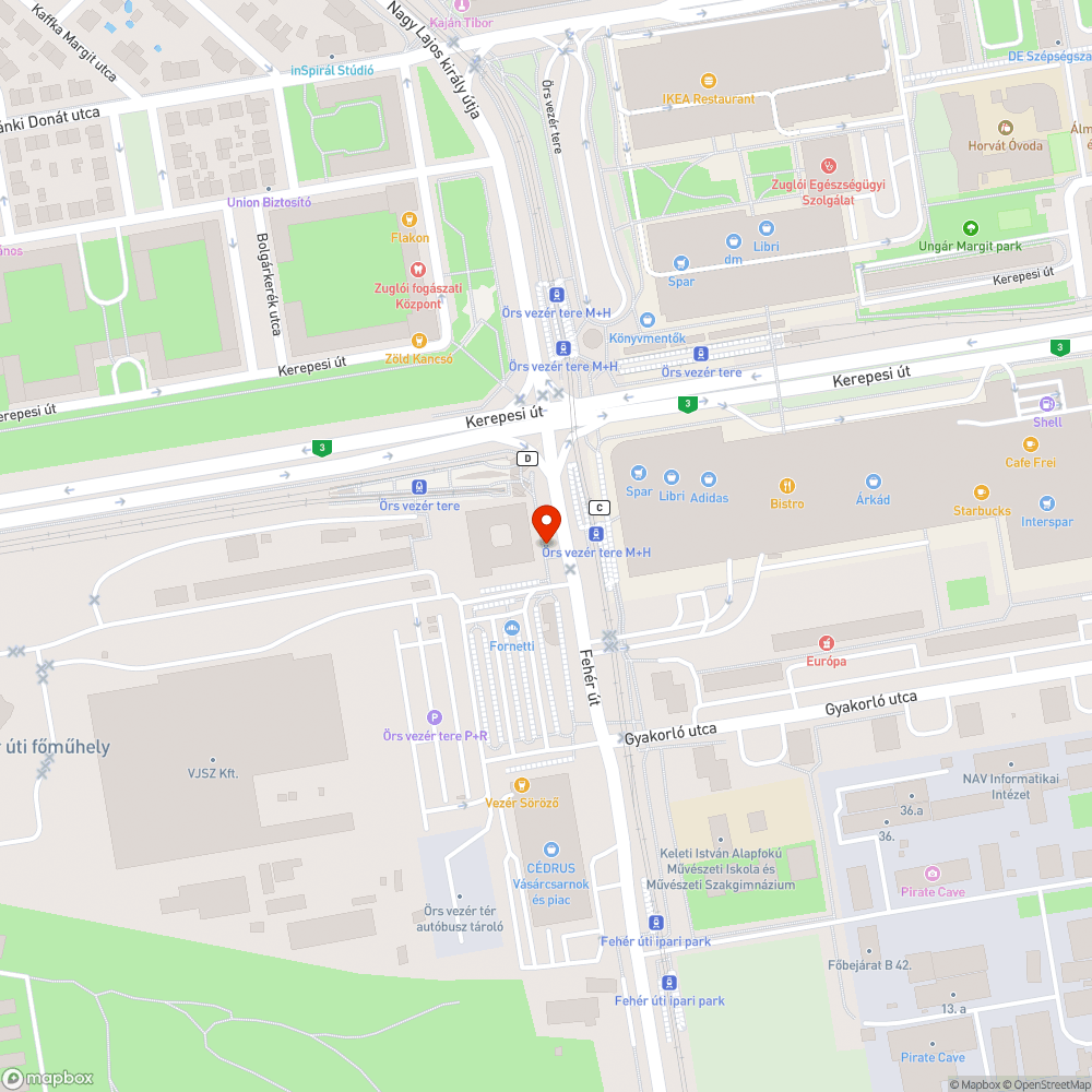 Balesetveszélyes gödör bejelentés helye