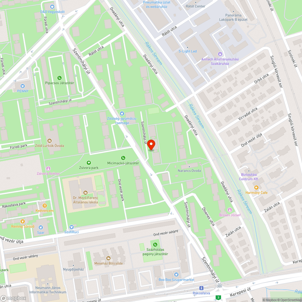 Kiszáradt bokrok bejelentés helye