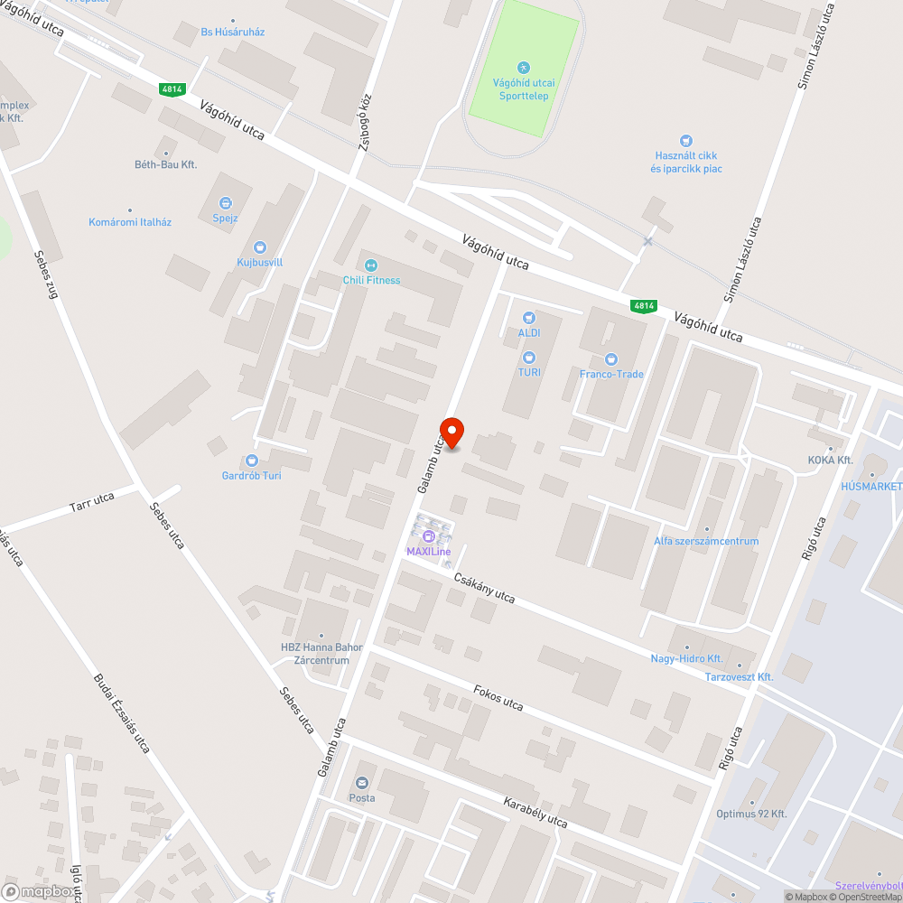 Hiányos járda bejelentés helye