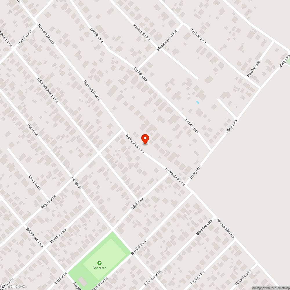 Besüllyedt úttest [Kátyú] bejelentés helye