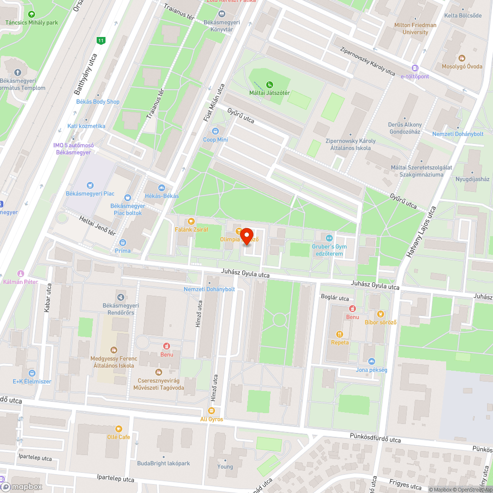 Gyanús jármű bejelentés helye