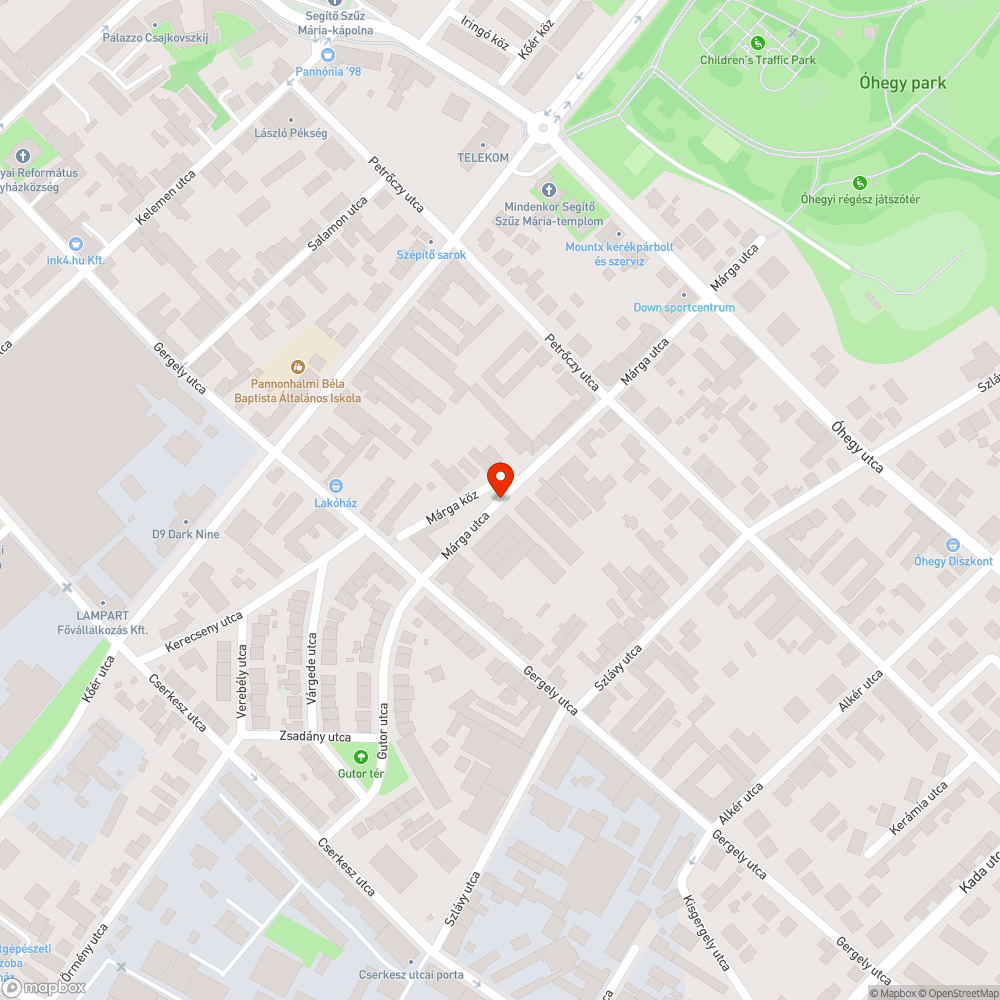 Nagy mennyiségű szemét az utcán bejelentés helye